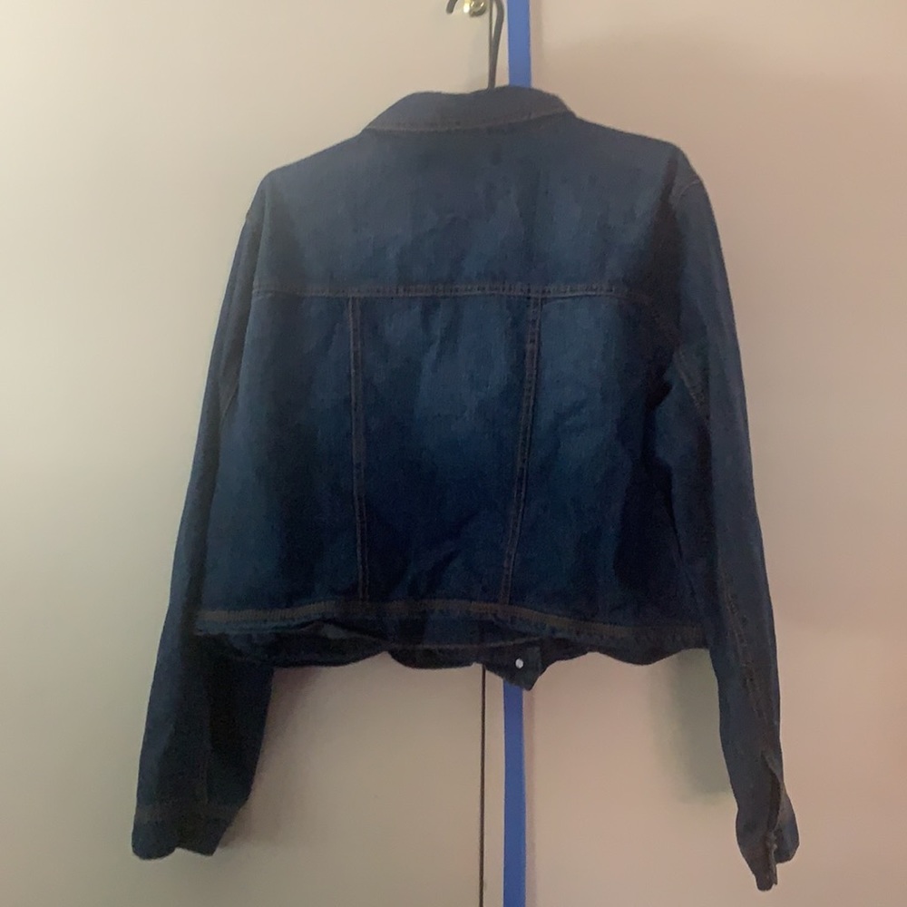 Ashley Stewart Jean jacket 3x used - Picture 2 of 6